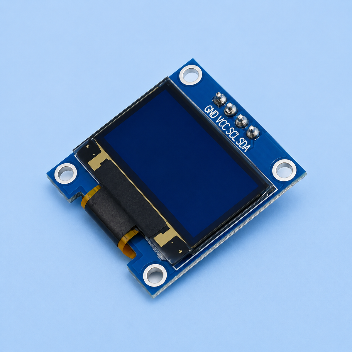 0.96 Inch Blue SPI OLED LCD MODULE 7Pin